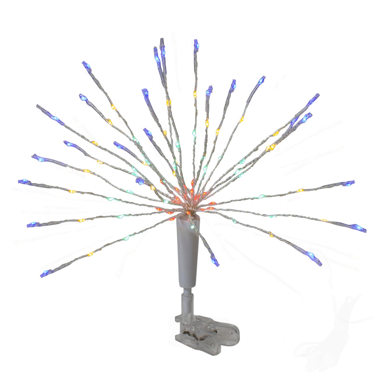 Northlight 12" Multicolor LED Lighted Firework Christmas Tree Topper